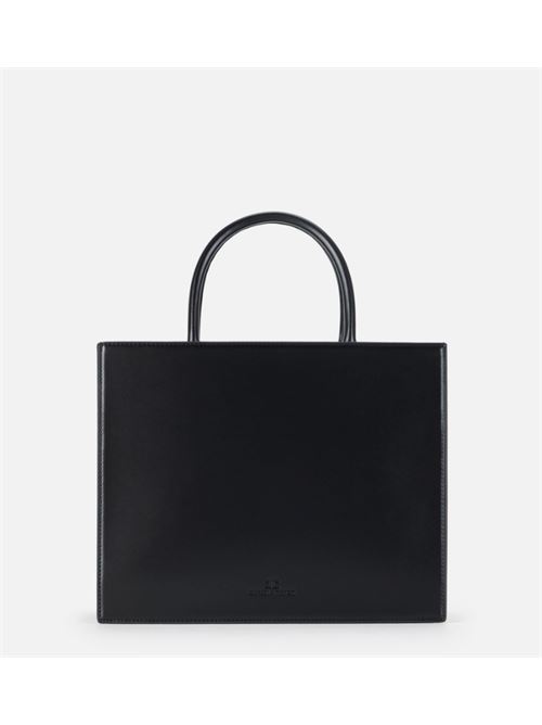 BIG TOTE WITH LOGO ELISABETTA FRANCHI | BS32A56E2110 Nero